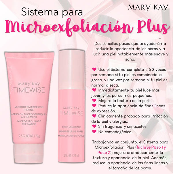 Sistema para Microexfoliación Plus TimeWise (Incluye Paso 1 y Paso 2)